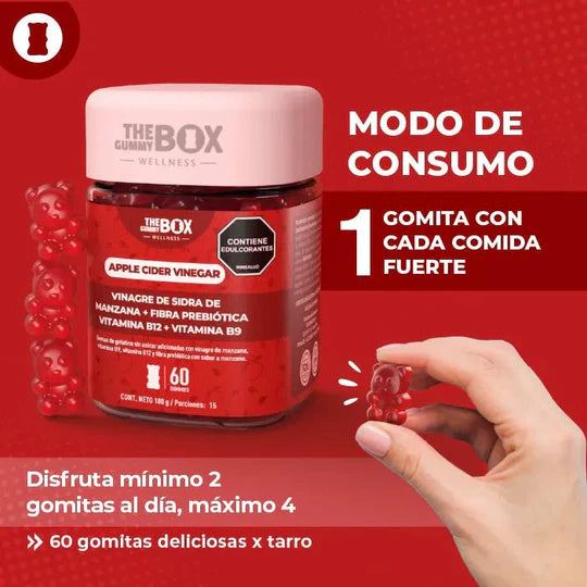 ✨ Eleva tu Autoestima: Transformación Sin Cirugías - VINAGRE DE MANZANA EN GOMITAS🍎 - 50% DESCUENTO