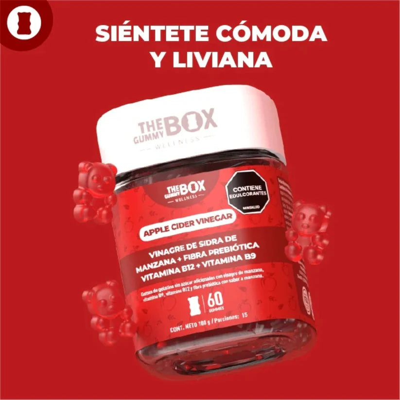 ✨ Eleva tu Autoestima: Transformación Sin Cirugías - VINAGRE DE MANZANA EN GOMITAS🍎 - 50% DESCUENTO