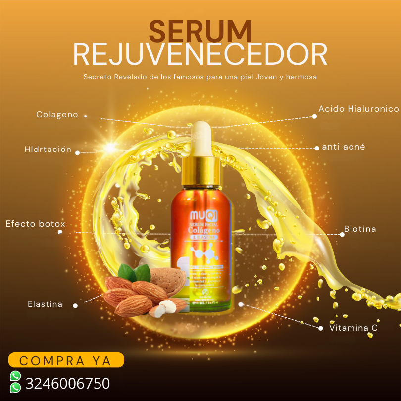 Serum Antiedad con Efecto Botox 🌈 Secreto de la Juventud Eterna - 50% OFF