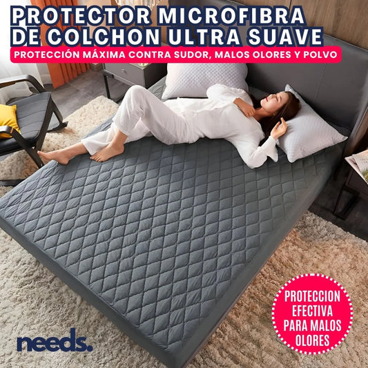 BEDCOVER™: PROTECTOR DE COLCHON ACOLCHADO Y ANTIFLUIDOS CORPORALES