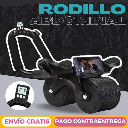 Tonific® Rueda abdominal ➕ Cronómetro ➕ Soporte para celular ➕ Almohadilla para rodillas ➕ Guia Gratis🎁-50% OFF