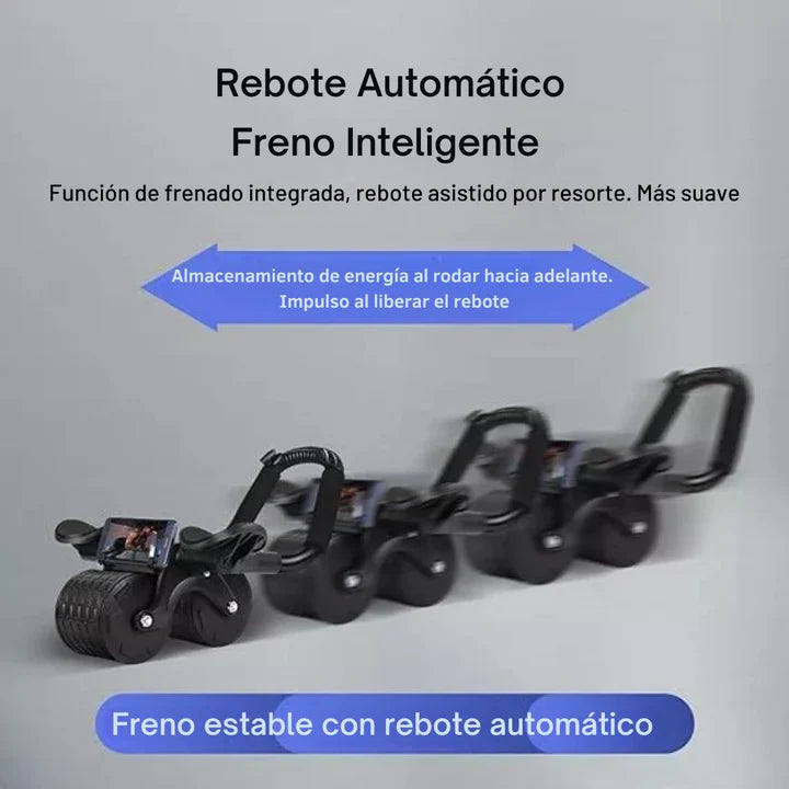 Tonific® Rueda abdominal ➕ Cronómetro ➕ Soporte para celular ➕ Almohadilla para rodillas ➕ Guia Gratis🎁-50% OFF
